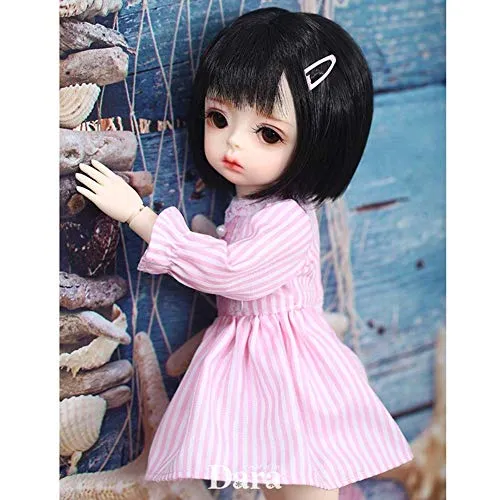 1/6 BJD Doll 26cm Ball 19 Jointed Dolls Action Full Set Figure, Doll with Skirt Wig Shoes and Accessories Best Gift for Girls (with Gift Box)