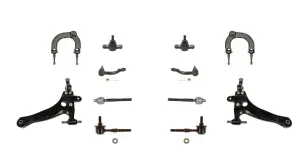 2001 XG300 99-01 Sonata Upper & Control Arm With Ball Joints Tie Rods 12Pc