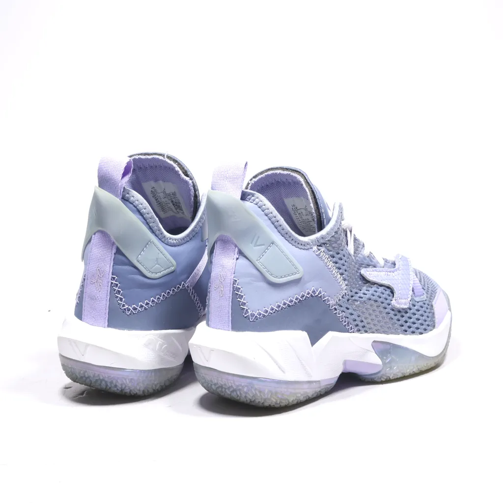 Air Jordan Why Not 0.4 Sport Shoes Fabric Blue Color For Women