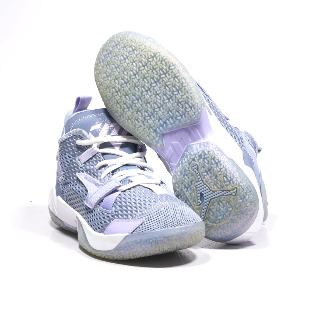 Air Jordan Why Not 0.4 Sport Shoes Fabric Blue Color For Women