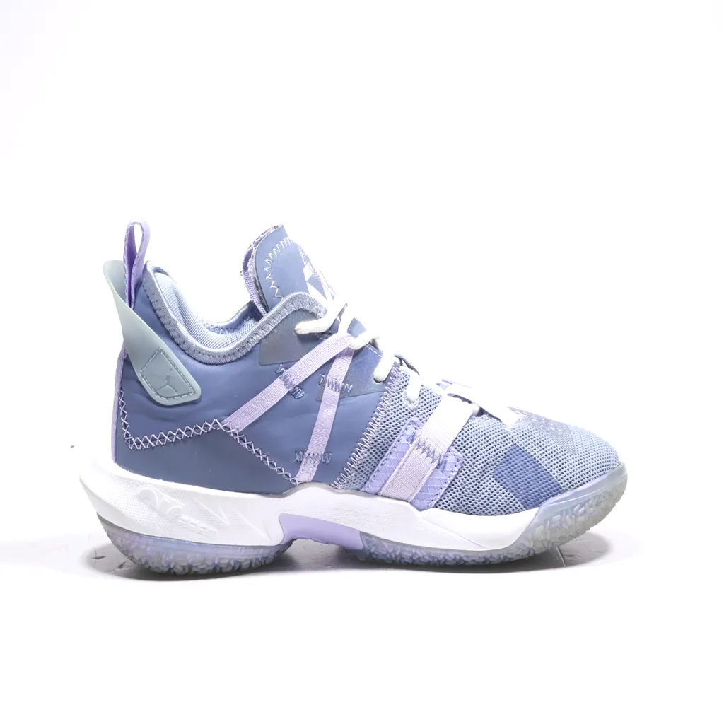 Air Jordan Why Not 0.4 Sport Shoes Fabric Blue Color For Women