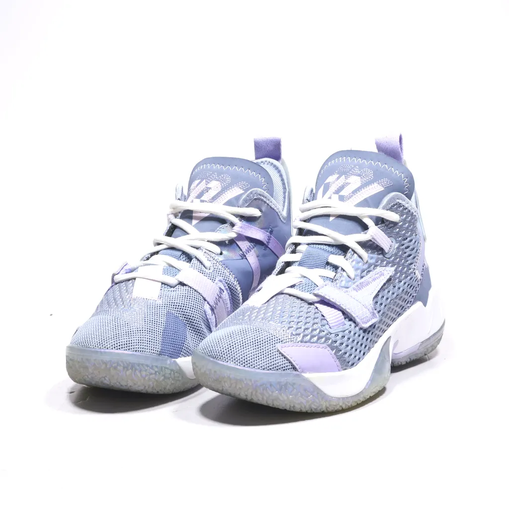 Air Jordan Why Not 0.4 Sport Shoes Fabric Blue Color For Women