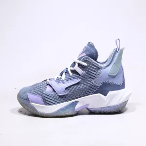 Air Jordan Why Not 0.4 Sport Shoes Fabric Blue Color For Women