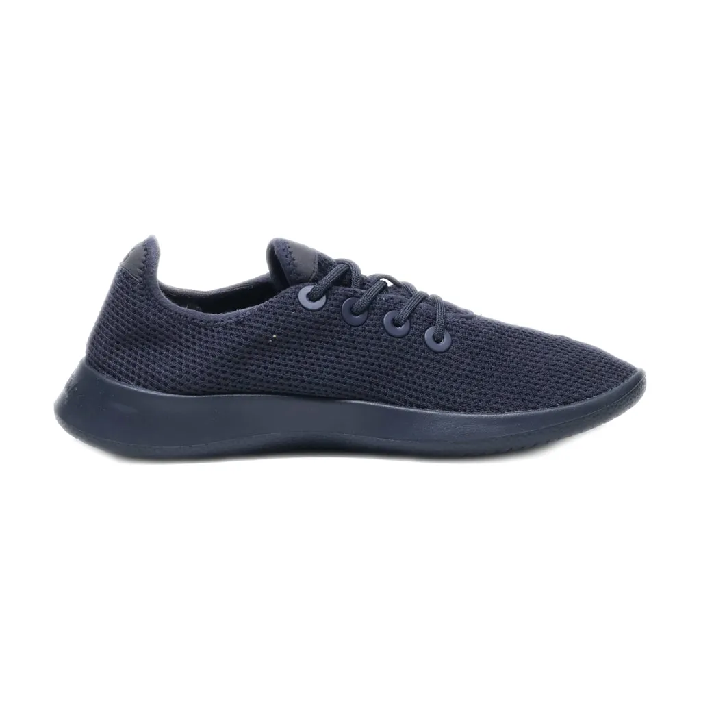 Allbirds Tree Runner Sport Shoes Fabric Blue Colour For Men