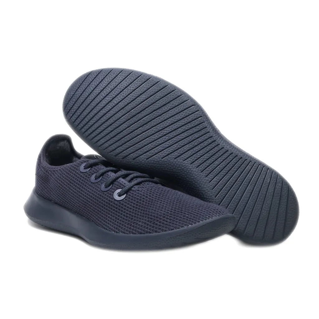 Allbirds Tree Runner Sport Shoes Fabric Blue Colour For Men