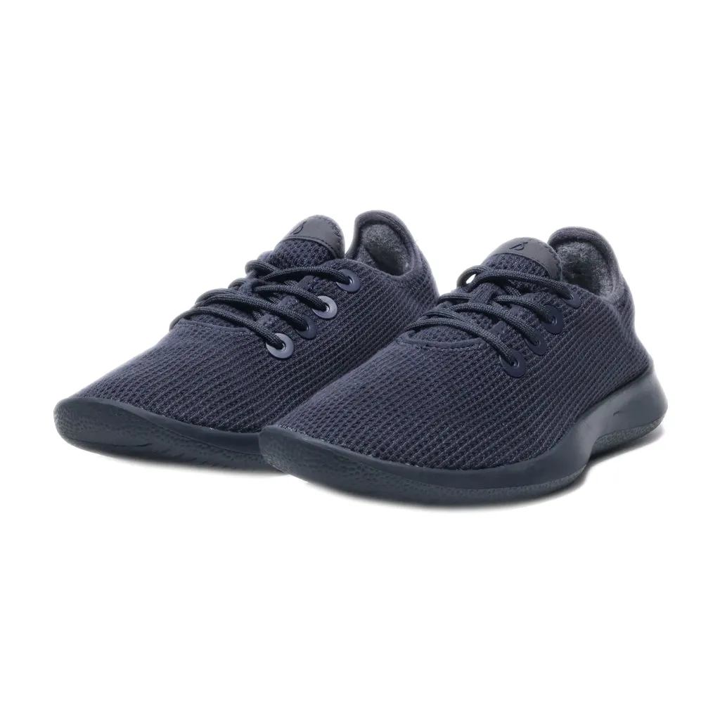 Allbirds Tree Runner Sport Shoes Fabric Blue Colour For Men