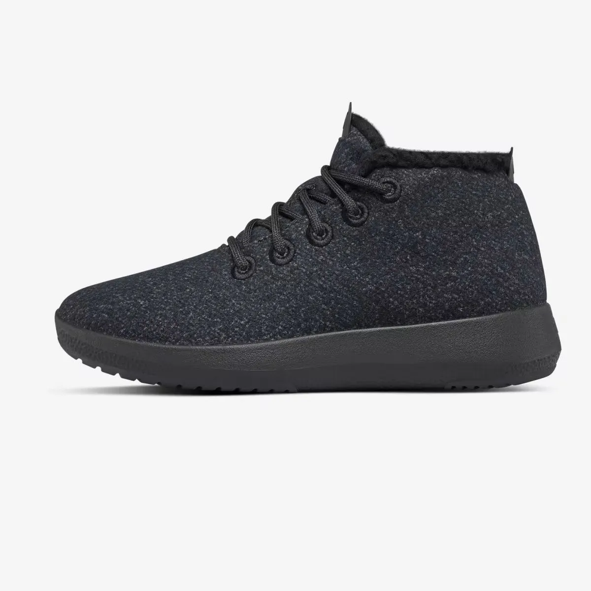 Allbirds Wool Runner-up Mizzle Fluffs - Natural Black (Black Sole) EX