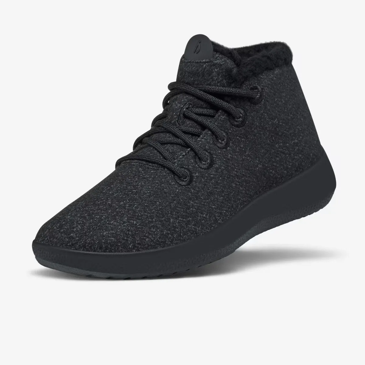 Allbirds Wool Runner-up Mizzle Fluffs - Natural Black (Black Sole) EX