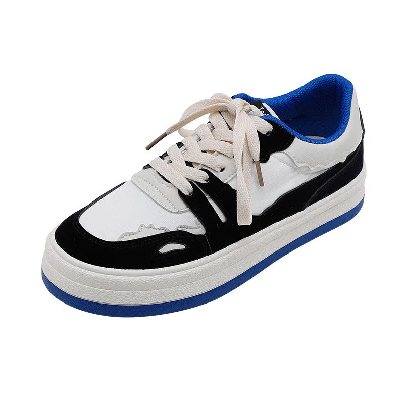 Amozae-Back To School Gifts Retro Girl Color Matching Student Casual Sneakers