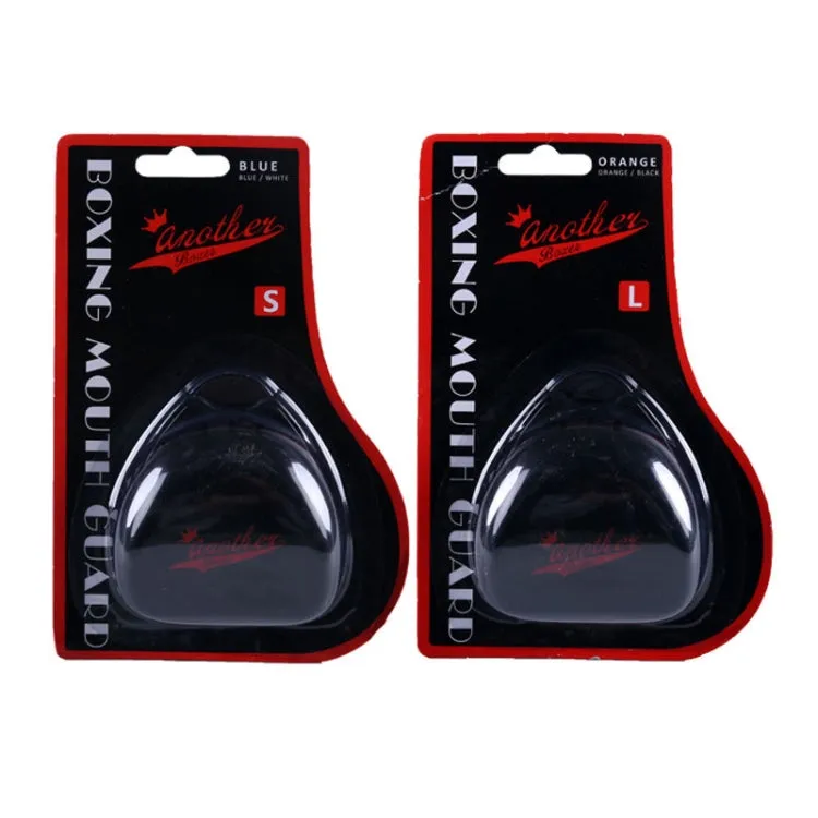 Anotherboxer Taekwondo Sanda Boxing Single-Sided Mouthguards, Size:L(White Black)
