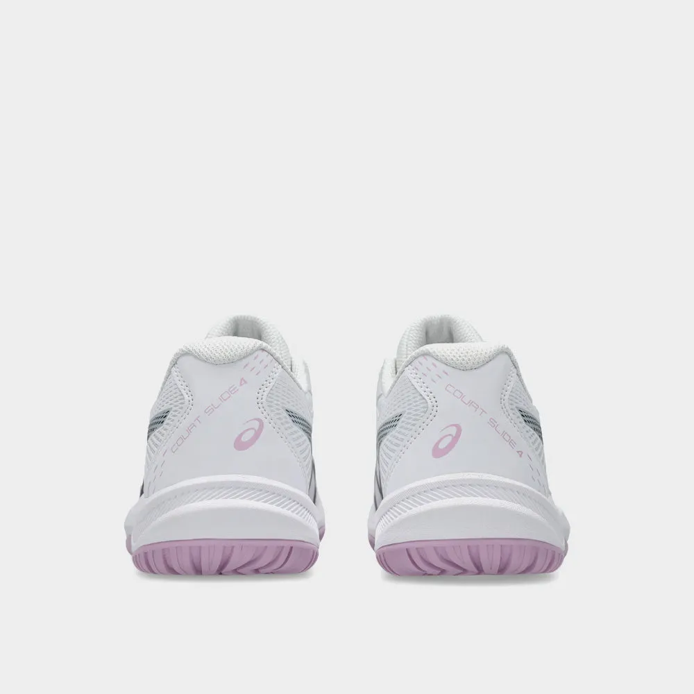 Asics Women's Court Slide 4 Court White/pink _ 183270 _ White
