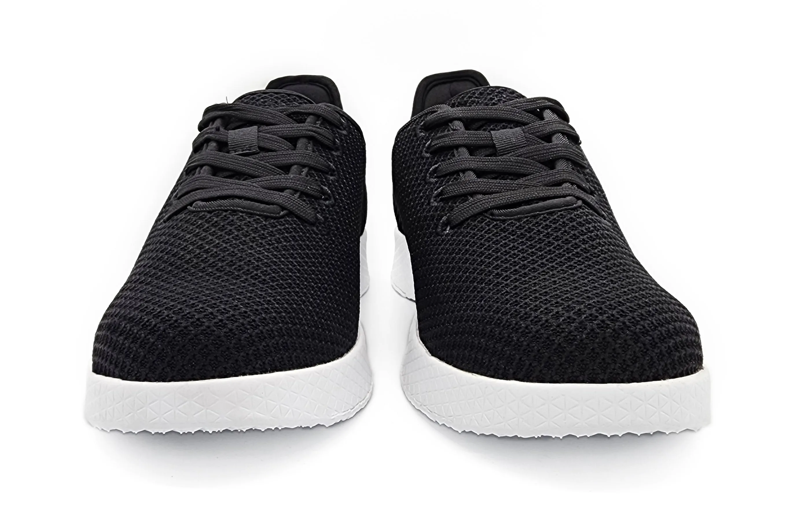 Axign River Lightweight Casual Orthotic Shoe - Black with White Sole