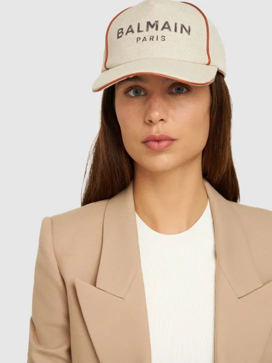 Balmain   B-Army canvas cap 