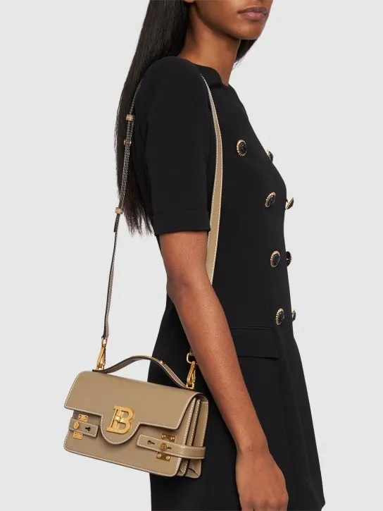 Balmain   B-buzz 24 leather shoulder bag 