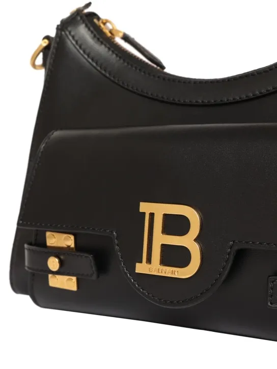 Balmain   B-buzz hobo leather bag 