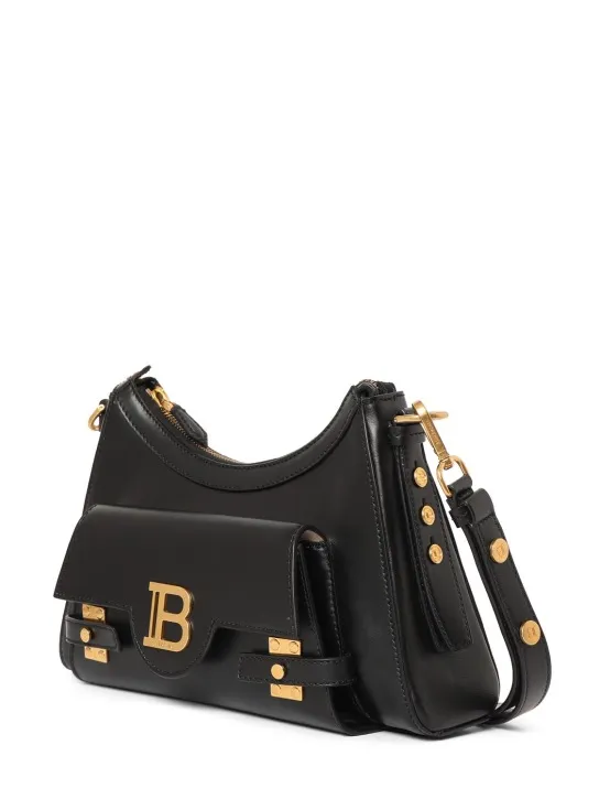 Balmain   B-buzz hobo leather bag 
