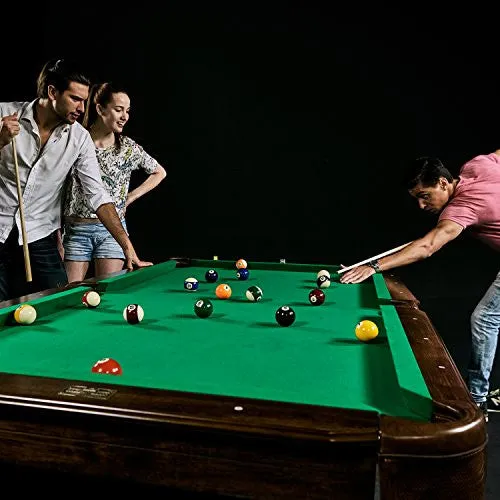 Barrington Claw Leg Billiard Table Set with Cues Rack Balls and Chalk (22 Pieces)