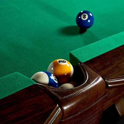 Barrington Claw Leg Billiard Table Set with Cues Rack Balls and Chalk (22 Pieces)