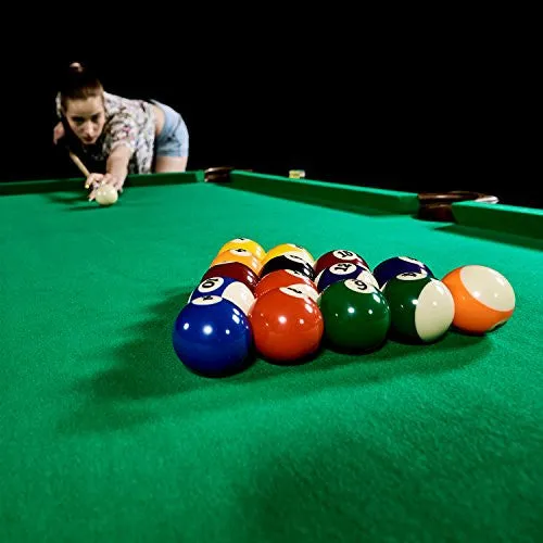 Barrington Claw Leg Billiard Table Set with Cues Rack Balls and Chalk (22 Pieces)