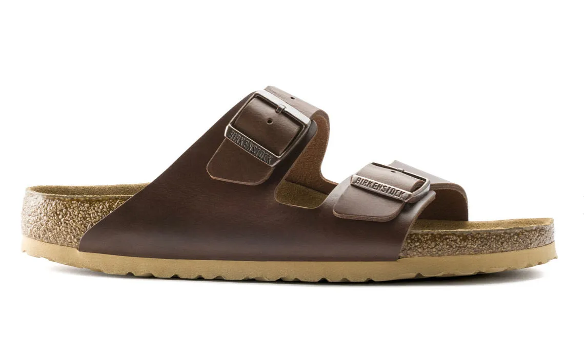 Birkenstock Arizona Antique Pull Espresso Soft Footbed Made In Germany