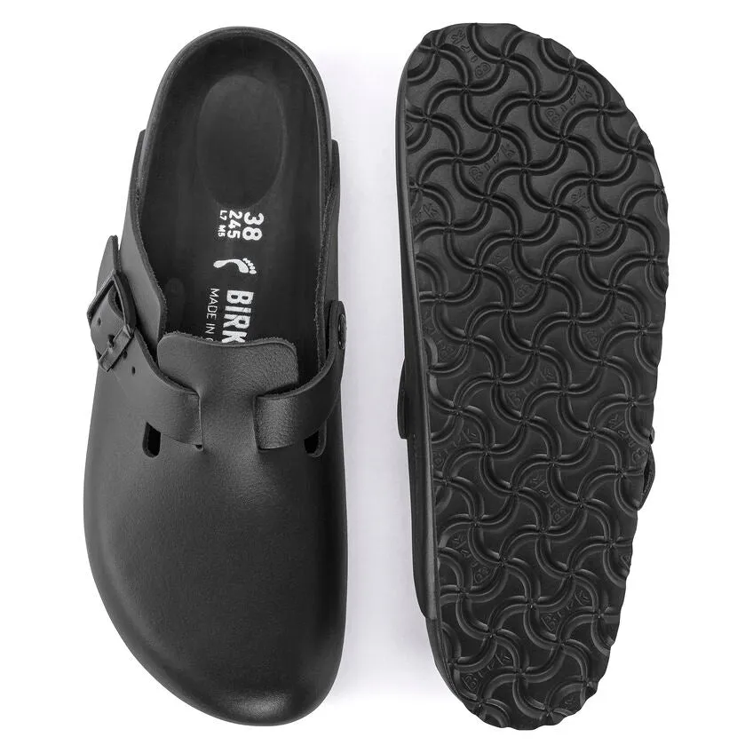 Birkenstock Womens Boston Grip Leather Clog