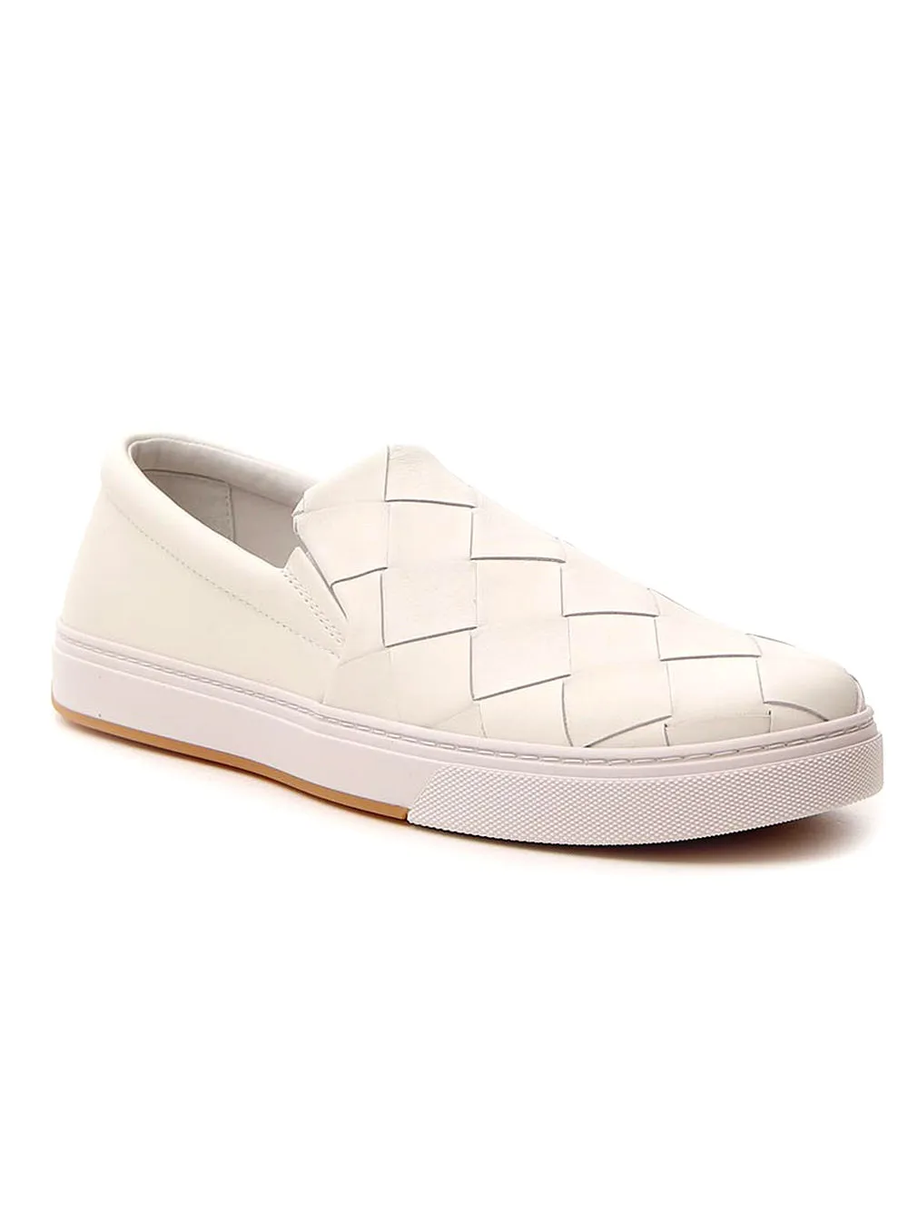 Bottega Veneta Maxi Woven Slip-On Sneakers