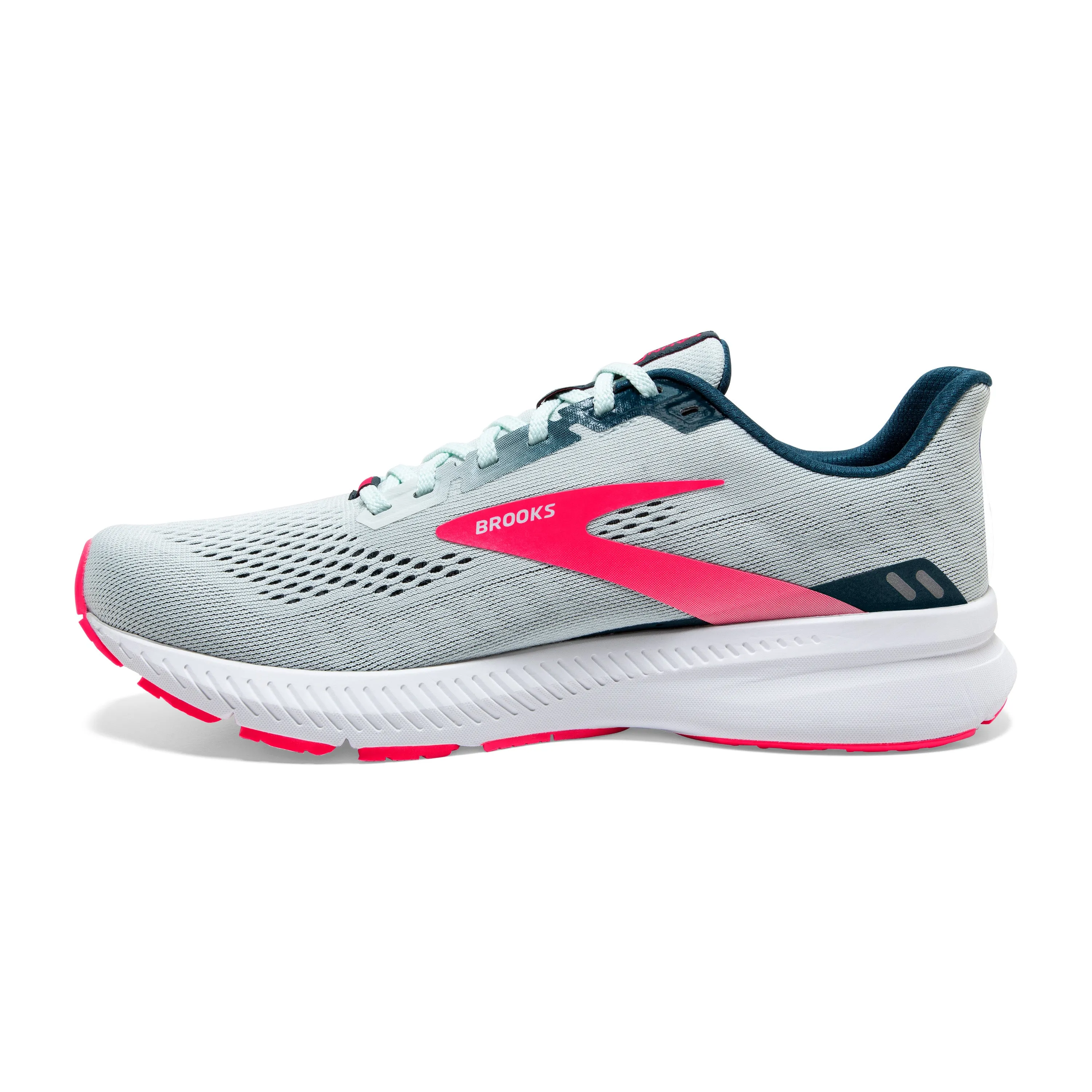 Brooks Women's Launch 8 - Ice Flow/Navy/Pink (1203451B110)