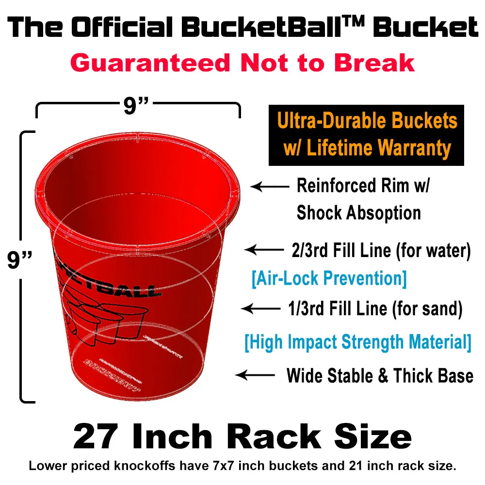 BucketBall™ - Giant Beer Pong™ Edition - Starter Pack