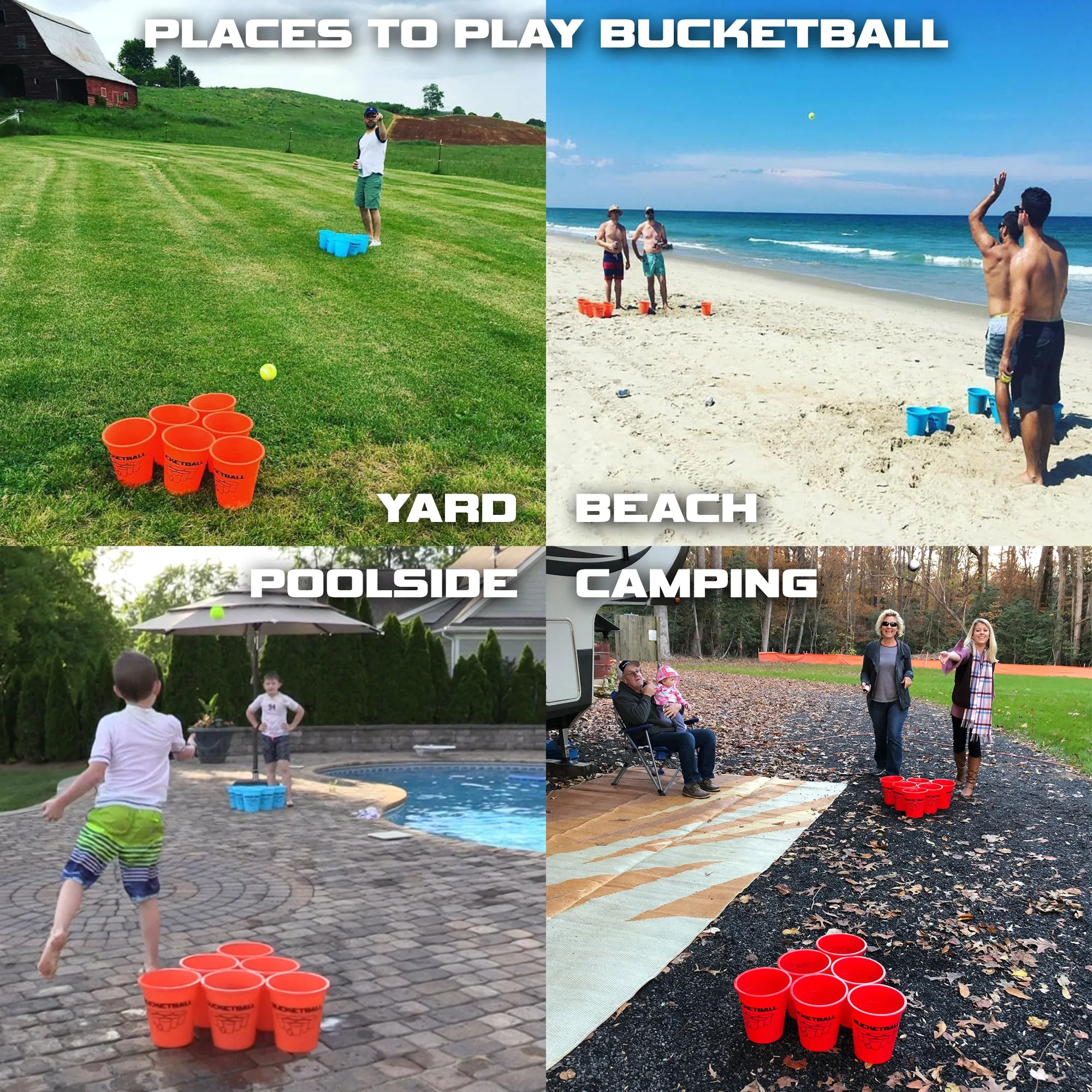 BucketBall™ - Giant Beer Pong™ Edition - Starter Pack