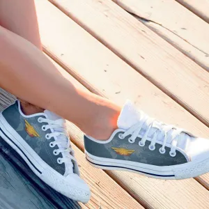 California Air Force Wings Classic Canvas Tennis Shoes