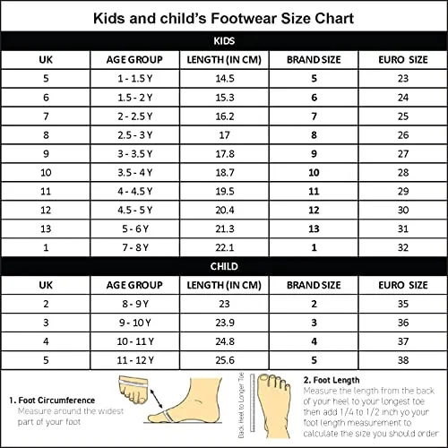 Campus Kid's SRM-03 BLU/ORG Running Shoes K13-UK/India