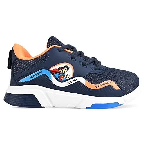 Campus Kid's SRM-03 BLU/ORG Running Shoes K13-UK/India
