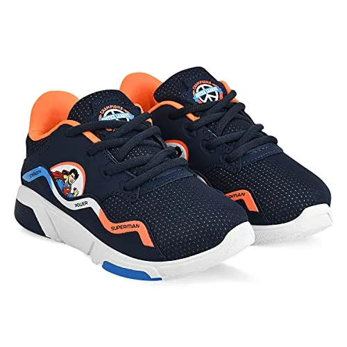 Campus Kid's SRM-03 BLU/ORG Running Shoes K13-UK/India