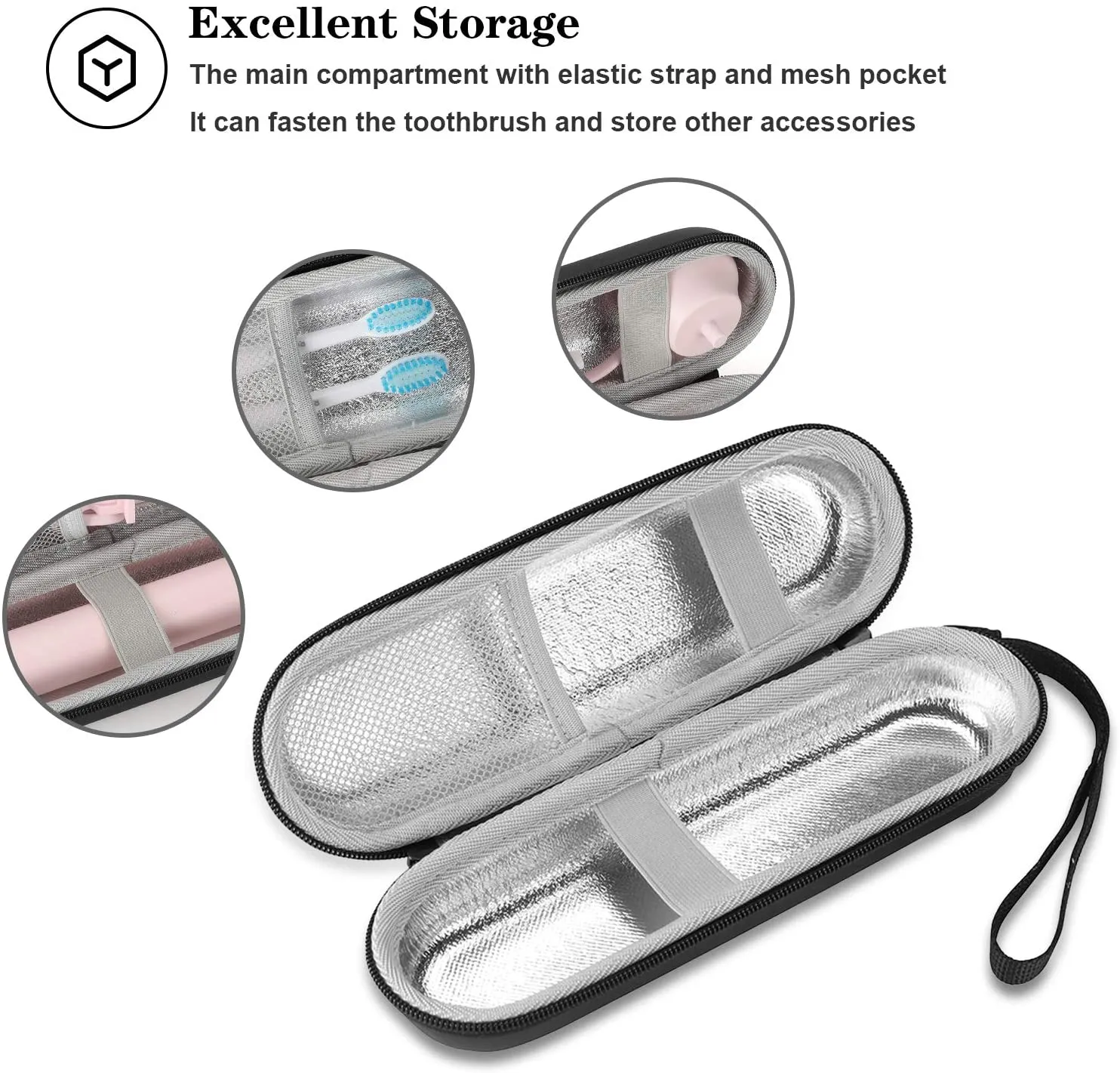 (CASE ONLY) Hard Carrying Case for Oral-B Pro / Philips Electric Toothbrush | ProCase