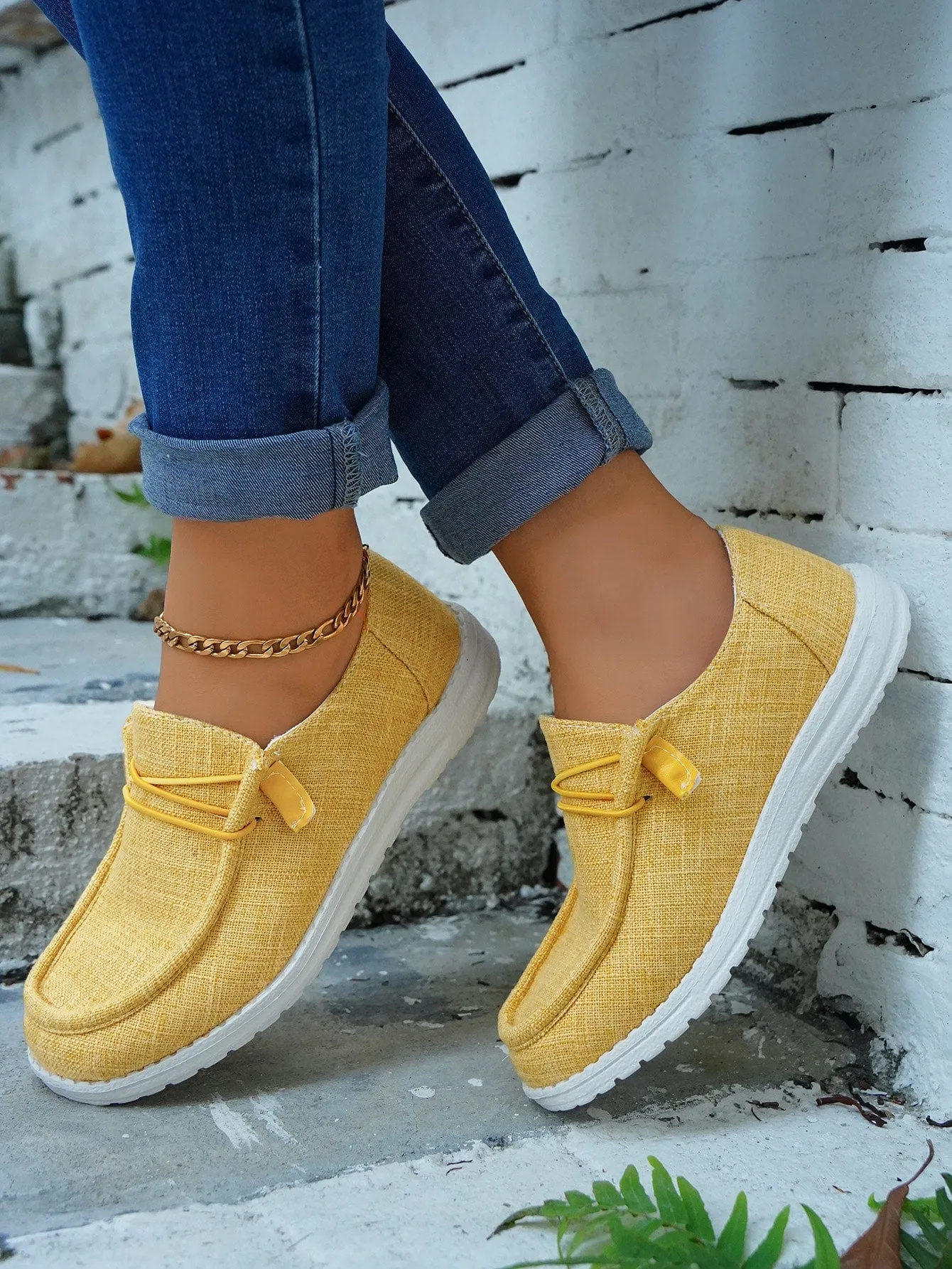 Casual Shoes with Lace Up Front