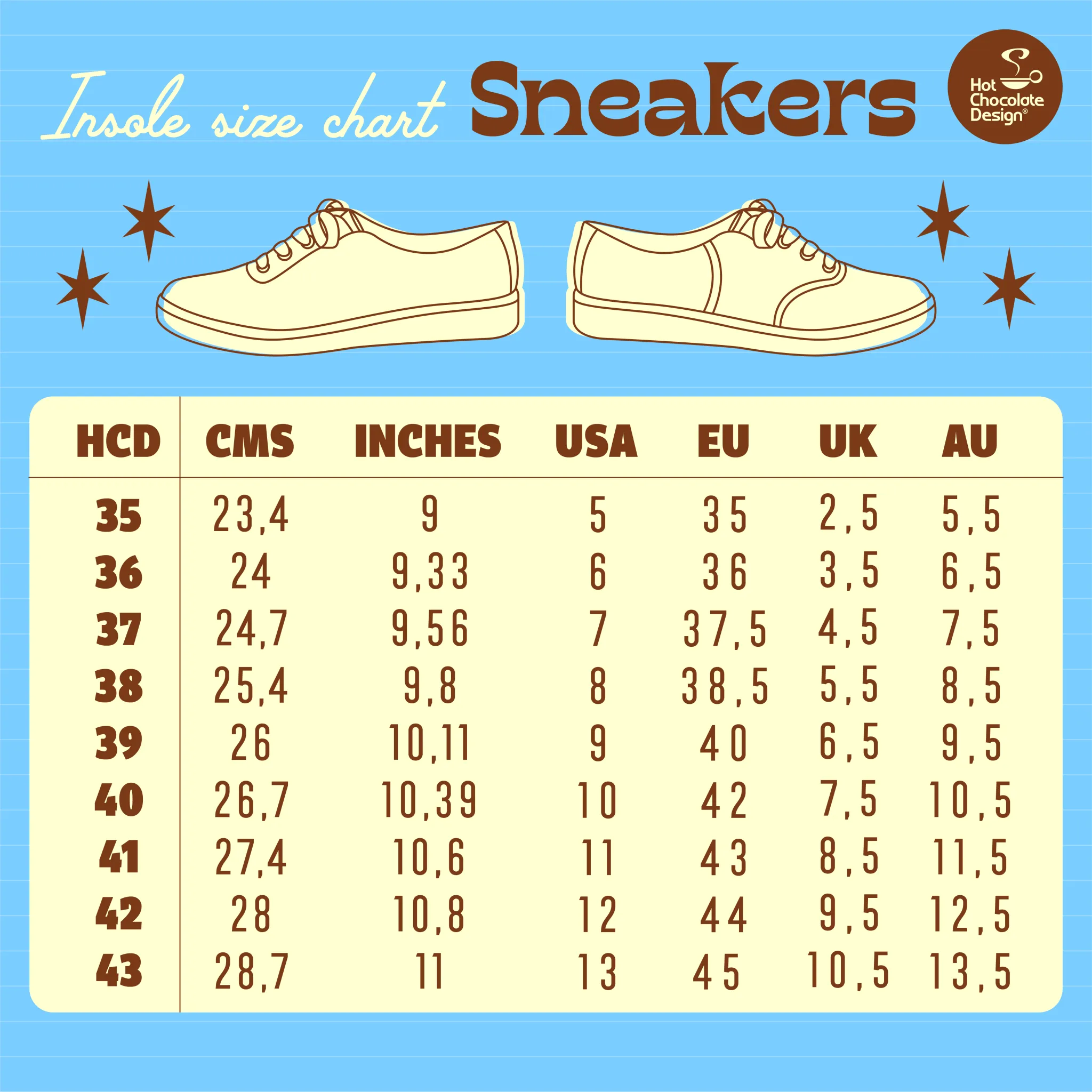 Chocolaticas® OCEANIC Sneakers