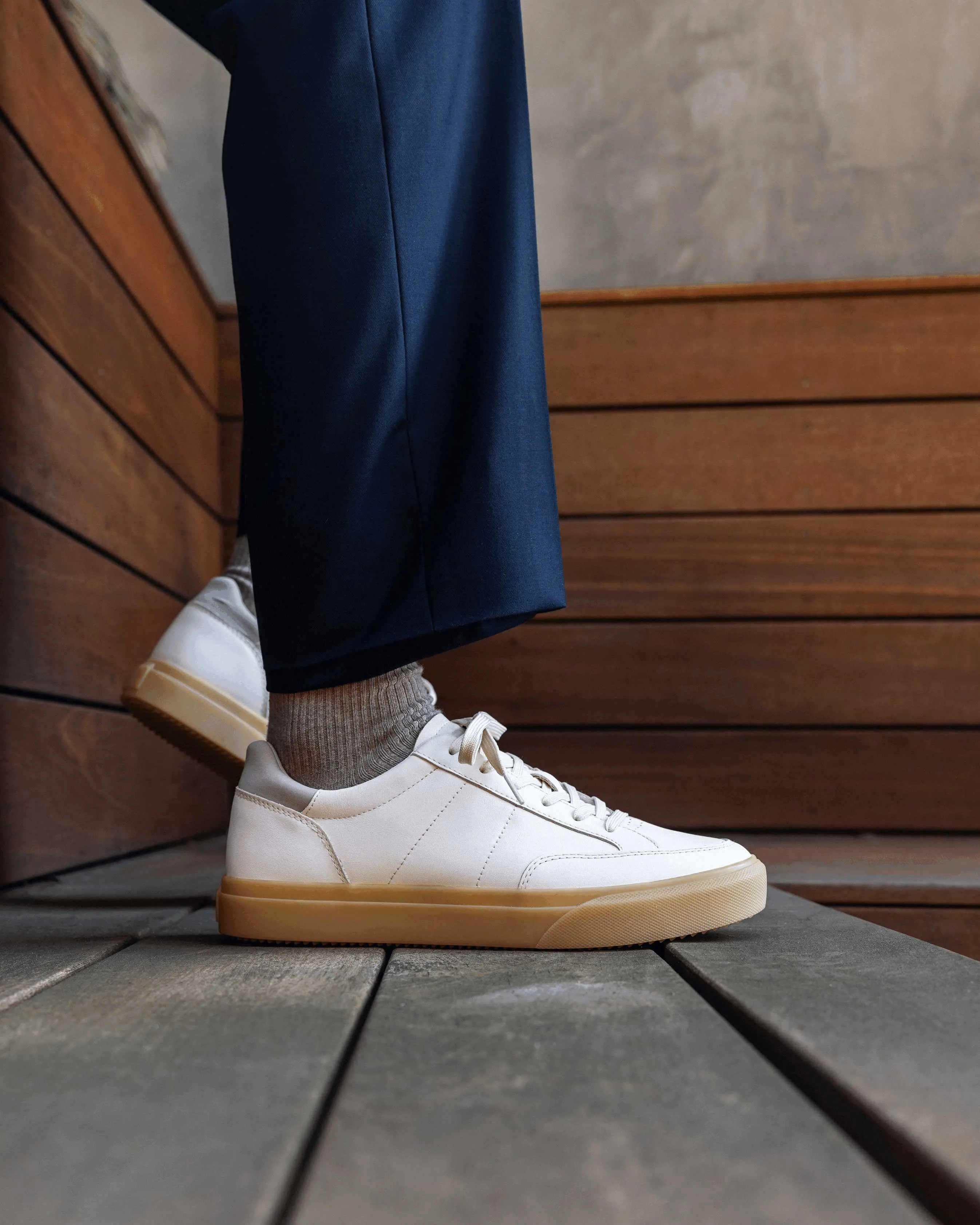CLAE Monroe Venice Leather Court Sneakers