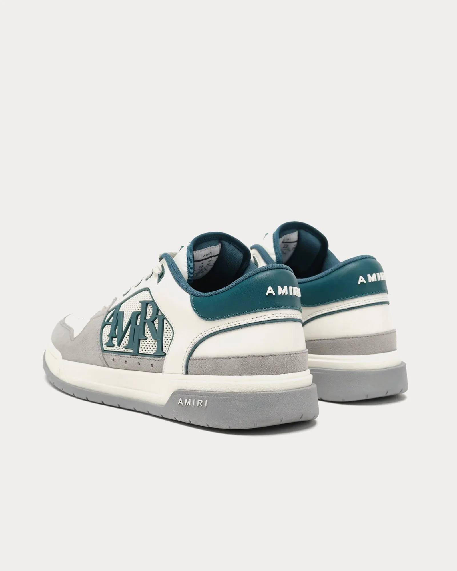 Classic Deep Teal / Grey / White Low Top Sneakers