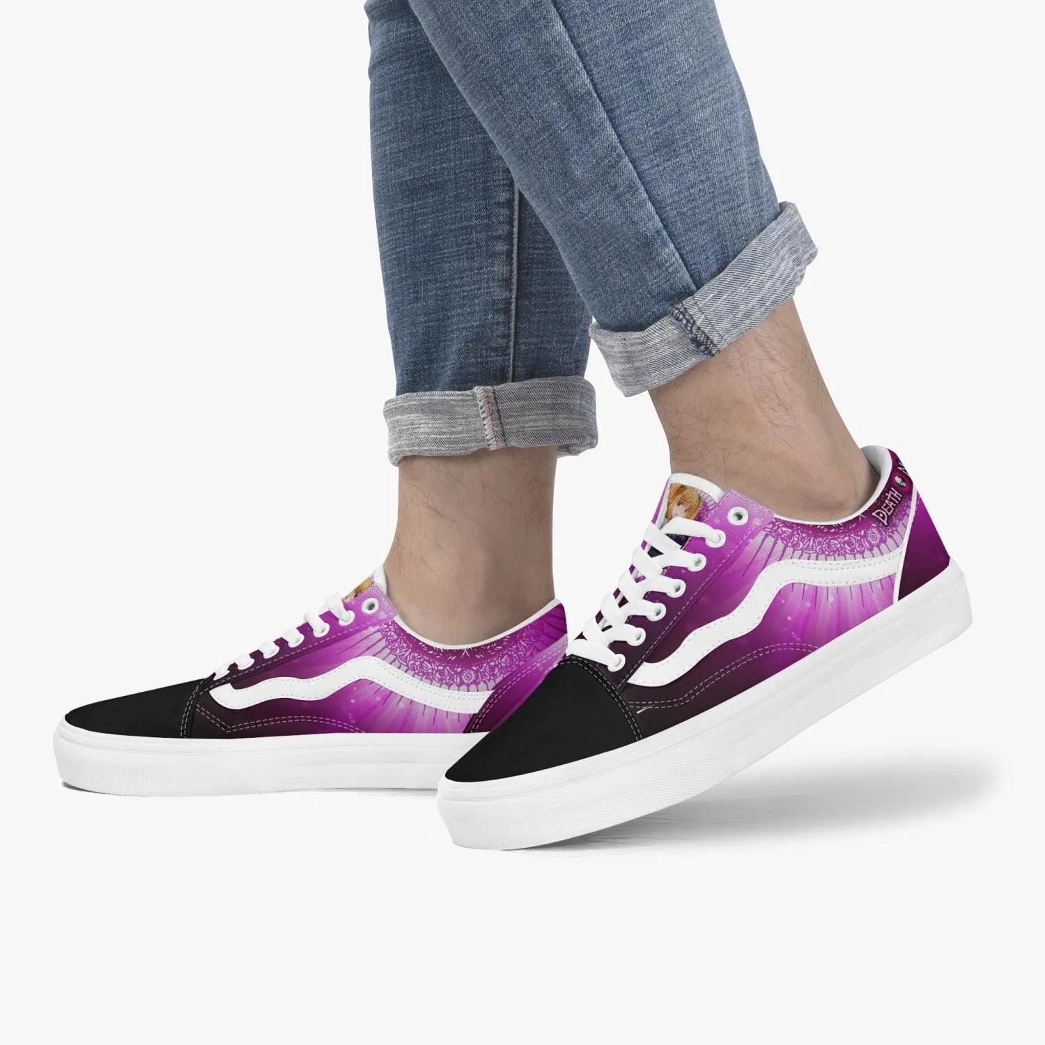 Death Note Misa Purple V-OK Anime Shoes