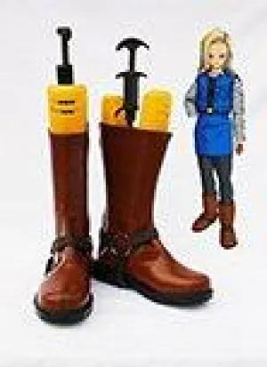 Dragon Ball Z 18Gou Cosplay Boots Shoes