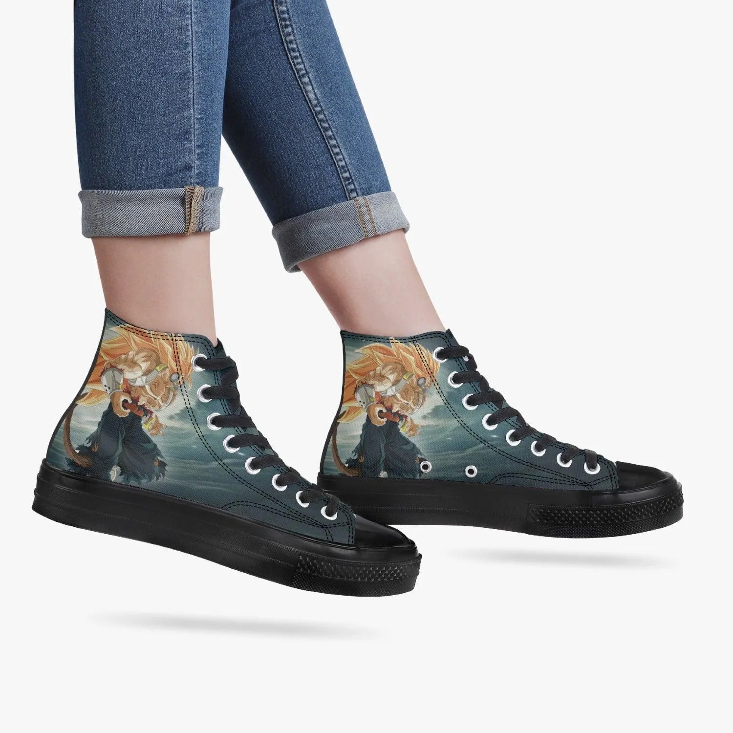 Dragon Ball Z Broly A-Star High Anime Shoes