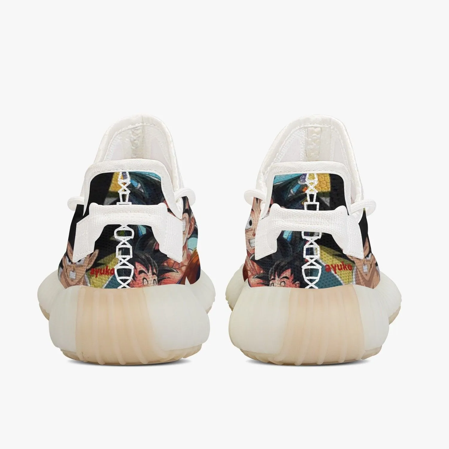Dragon Ball Z Son Goku and Friends YZ White Anime Shoes