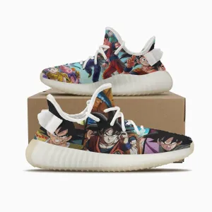 Dragon Ball Z Son Goku and Friends YZ White Anime Shoes