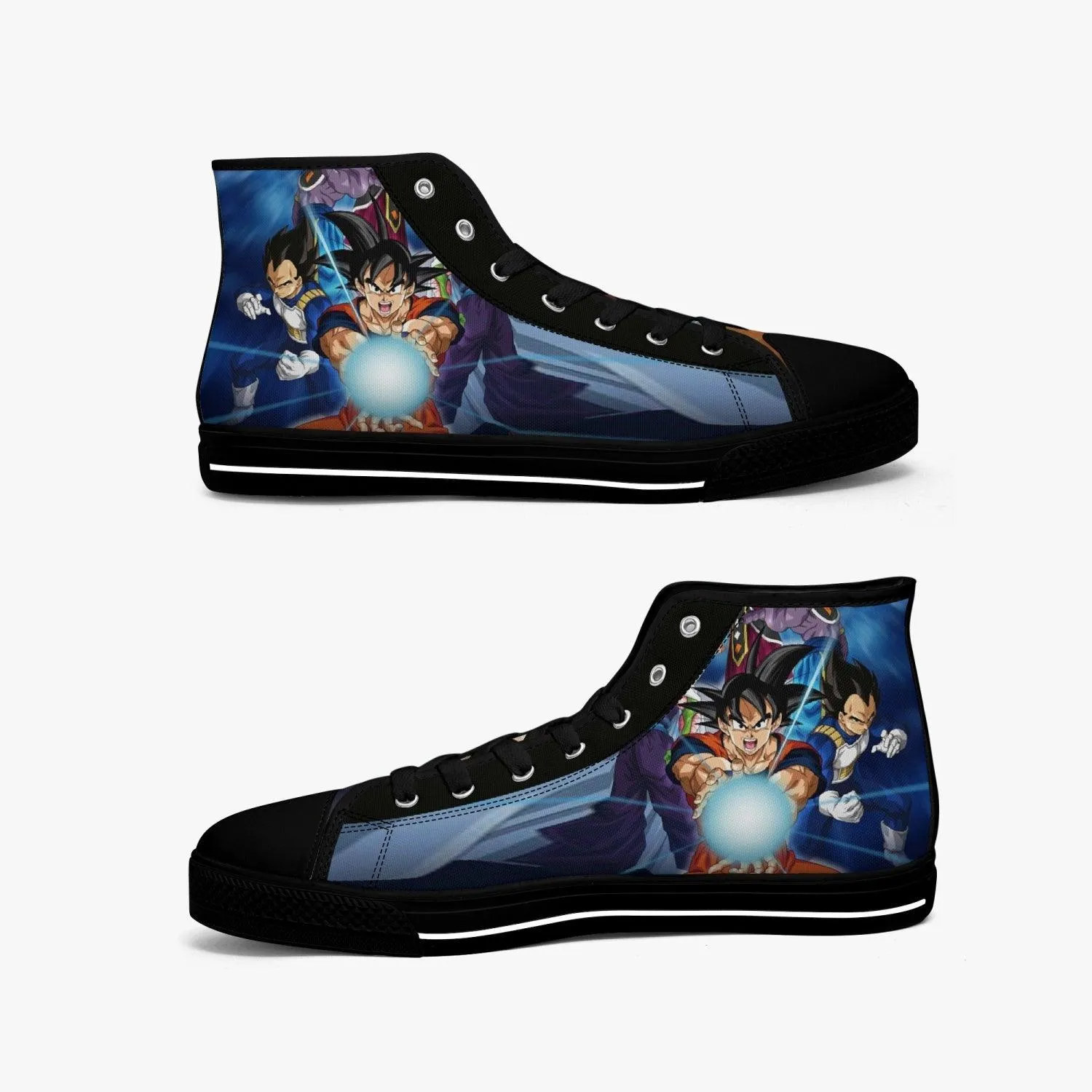 Dragon Ball Z Son Goku and Vegetta A-Star Mid Anime Shoes