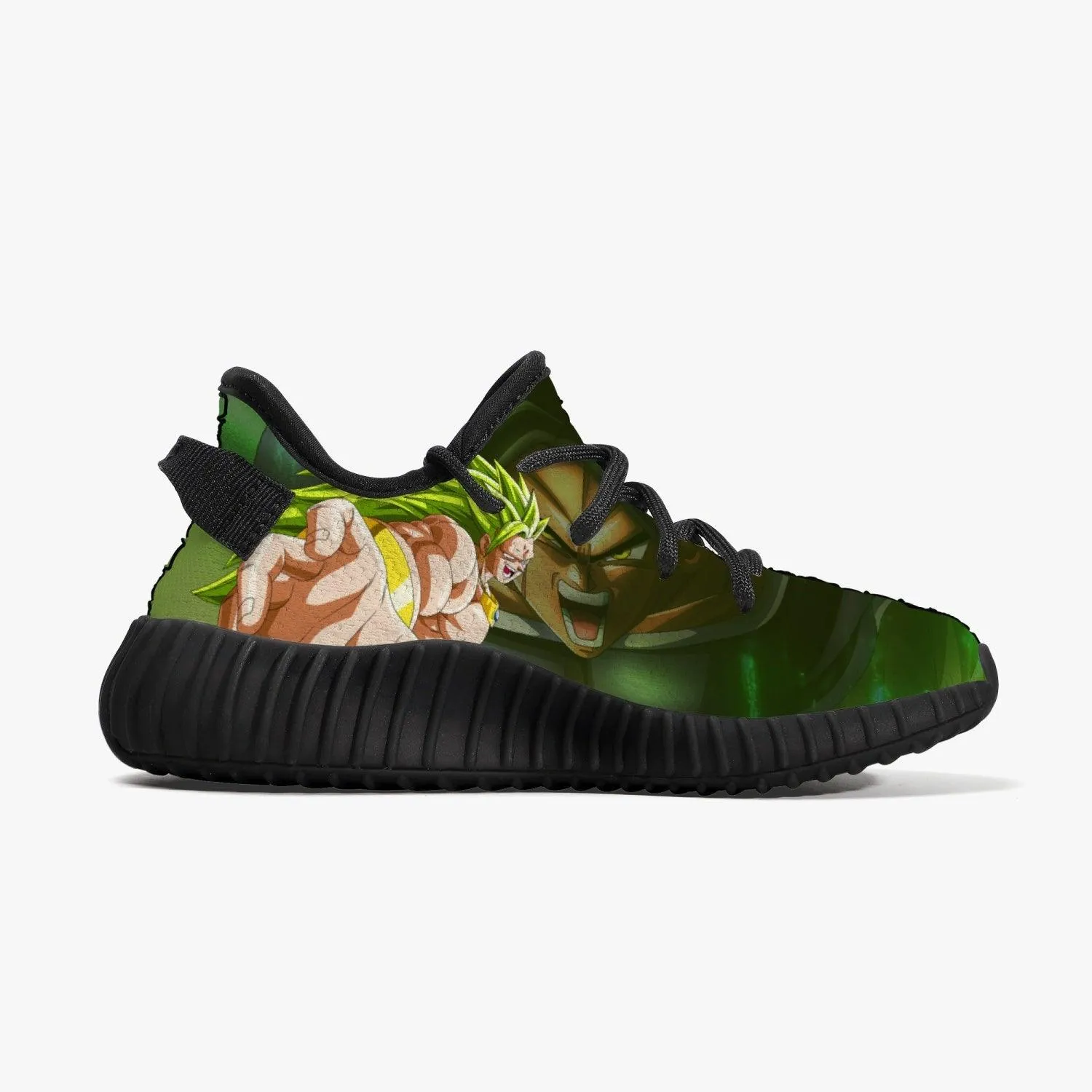 Dragonball Z Broly Kids YZ Black Anime Shoes