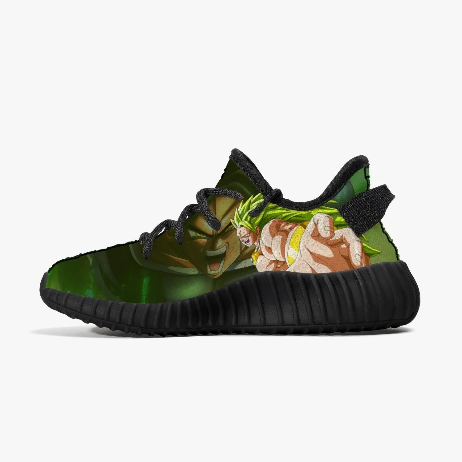 Dragonball Z Broly Kids YZ Black Anime Shoes