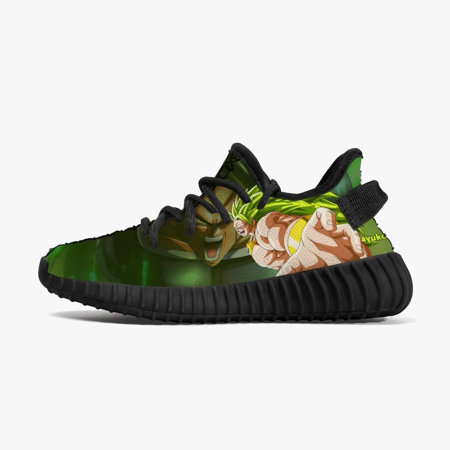 Dragonball Z Broly Kids YZ Black Anime Shoes