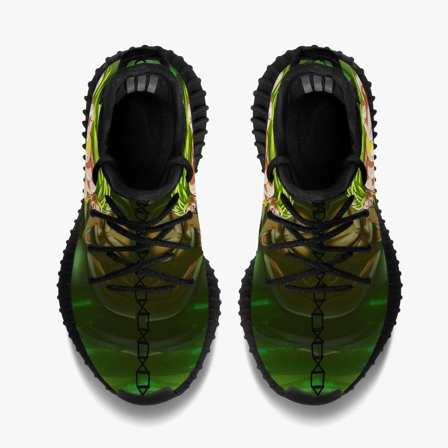 Dragonball Z Broly Kids YZ Black Anime Shoes