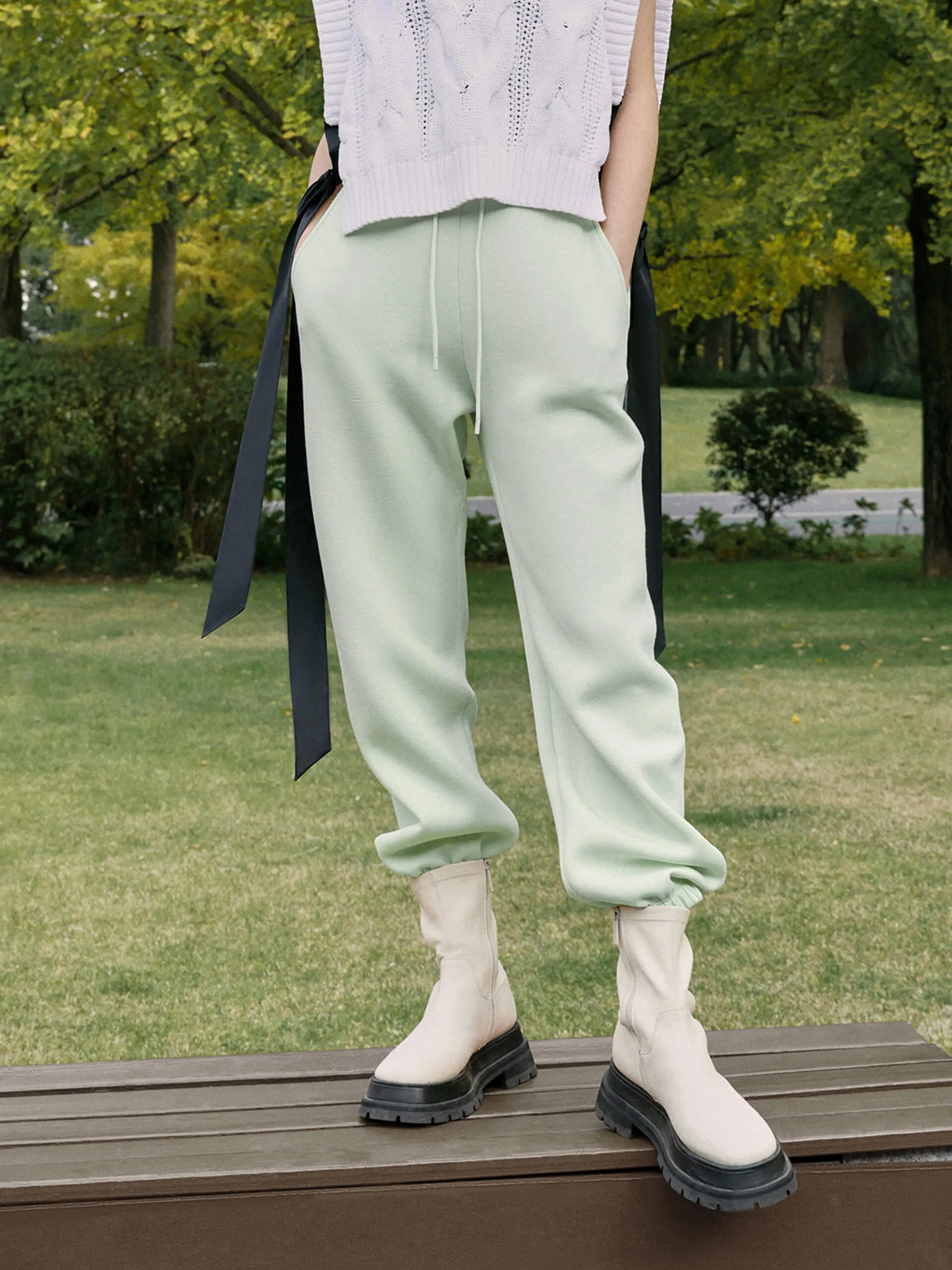 Drawstring Jogging Pants