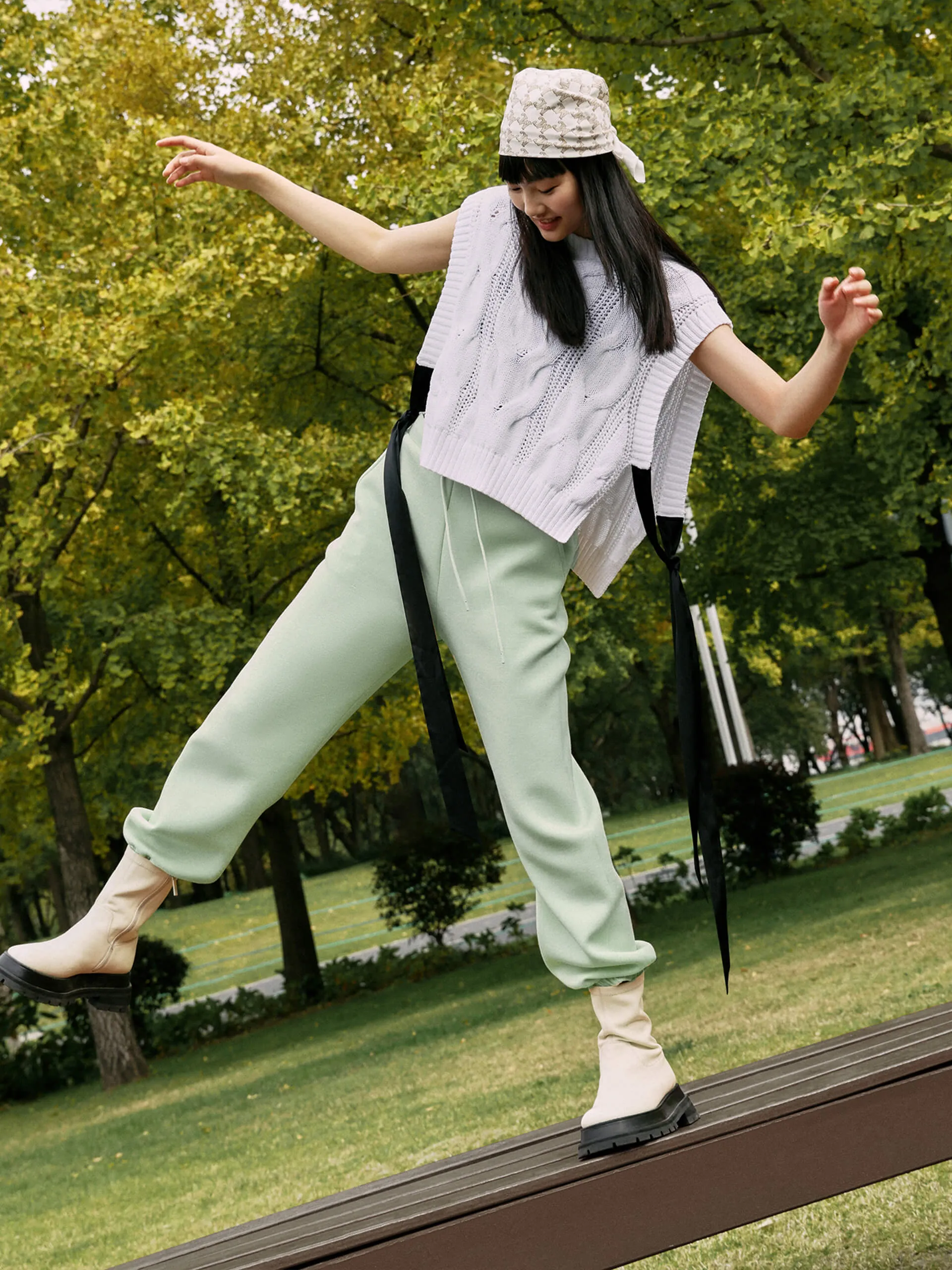 Drawstring Jogging Pants